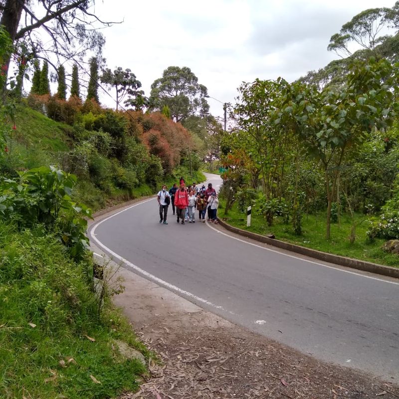 Imagen de personas en el Barrio Las Cruces de Bogotá