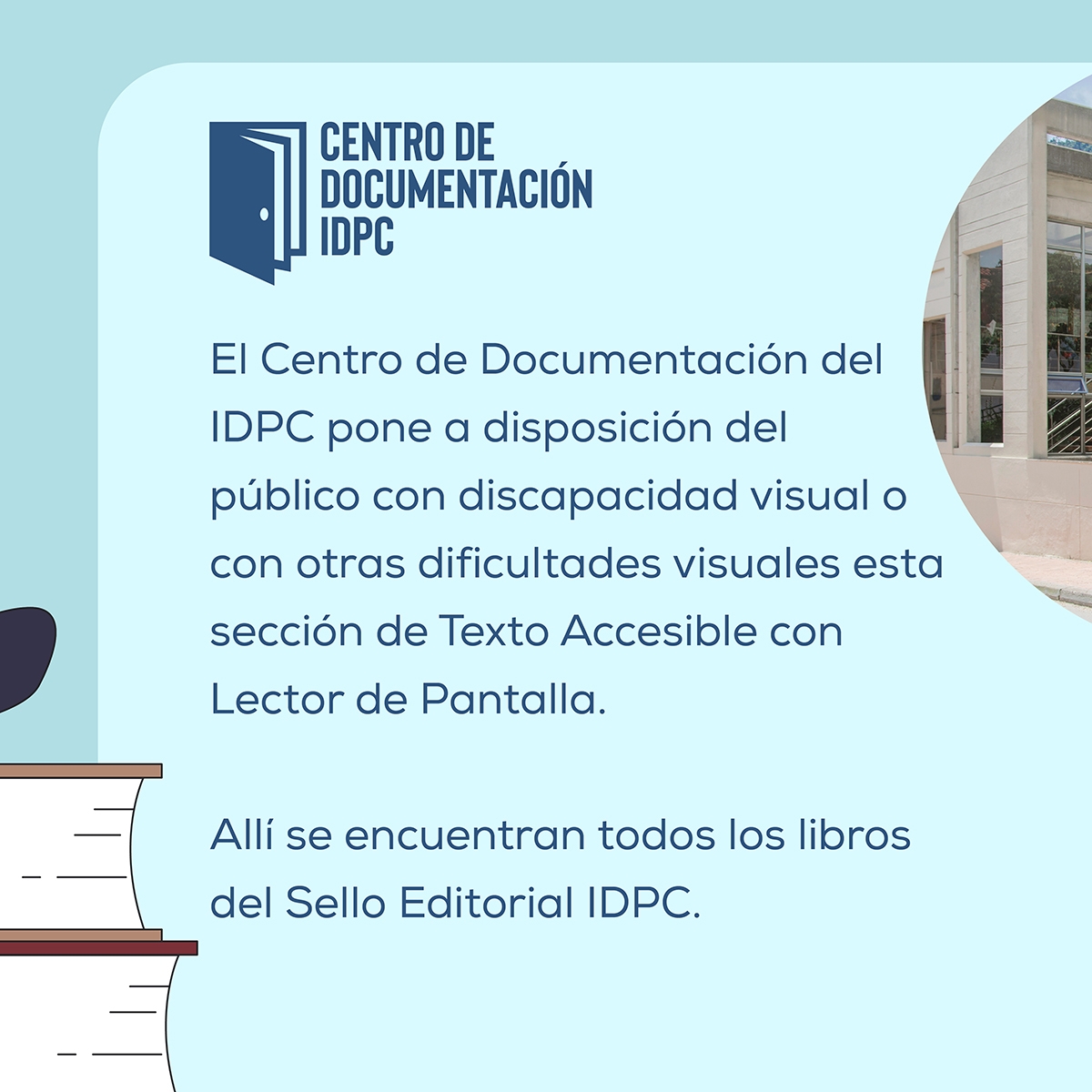 Sección de Texto Accesible con Lector de Pantalla